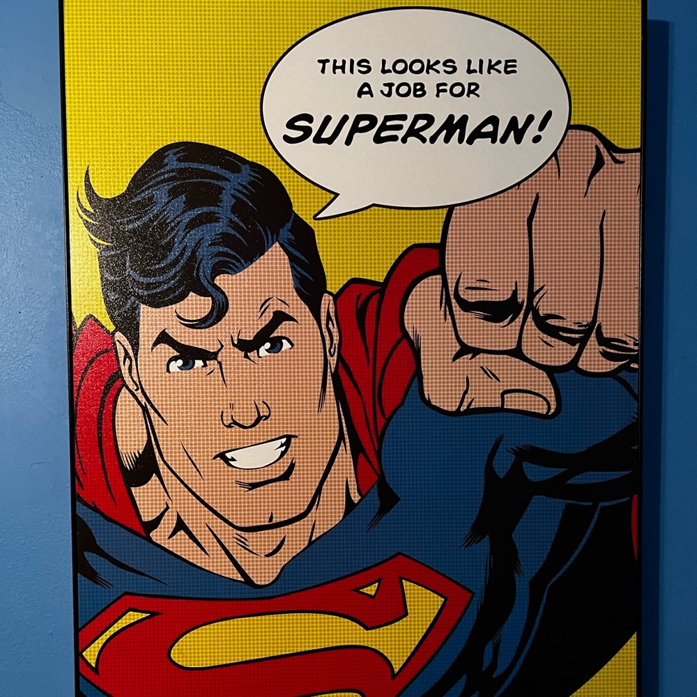 Superman Poster (34X22 in)